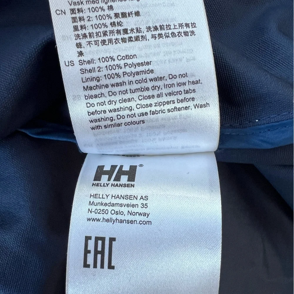 Helly Hansen Trollvann Anorak Hooded Pullover Jacket in Catalina Blue, size XS - Picture 11 of 12